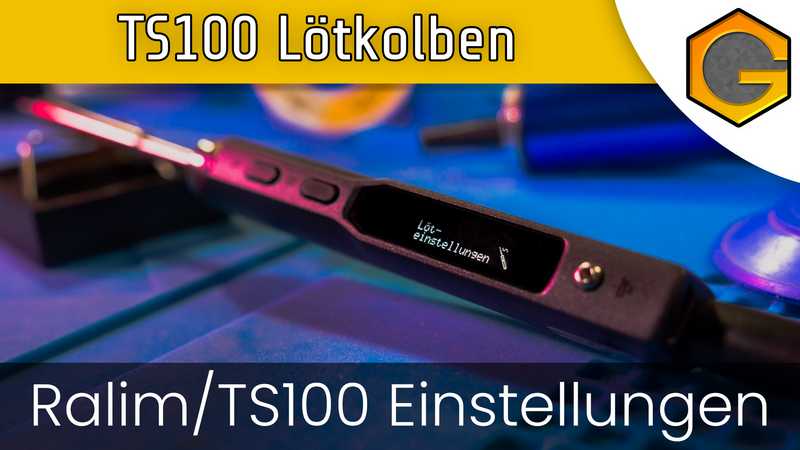 TS100 Lötkolben - Ralim/TS100 Firmware Einstellungen [German/Deutsch]