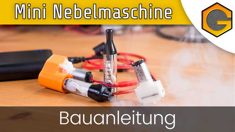 Mini Nebelmaschine - Bauanleitung [German/Deutsch]